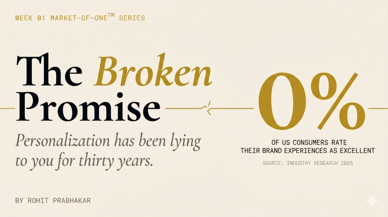 The Broken Promise: Personalization Has Been Lying to You for Thirty Years