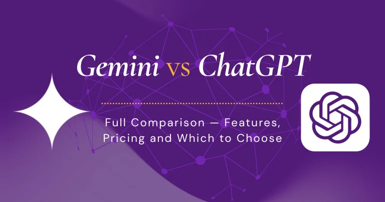 Gemini vs ChatGPT (2026): Full Comparison: Features, Pricing, and Which to Choose