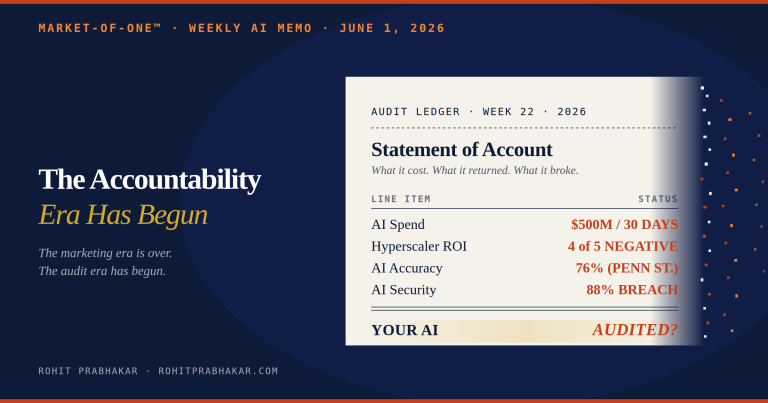 AI Weekly Memo – AI Accountability Era Has Begun