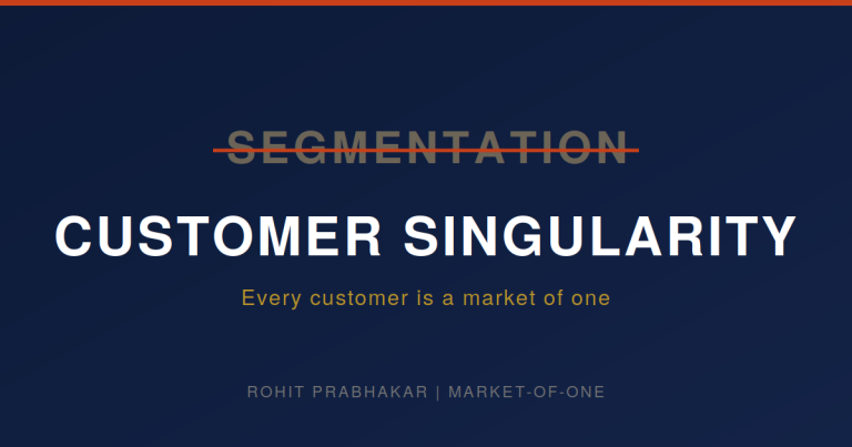 Customer Singularity